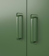 Metal Storage Cabinet with 2 Drawers and 2 Doors