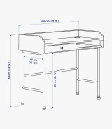 SRK Engineered Wood Study And Seat Table