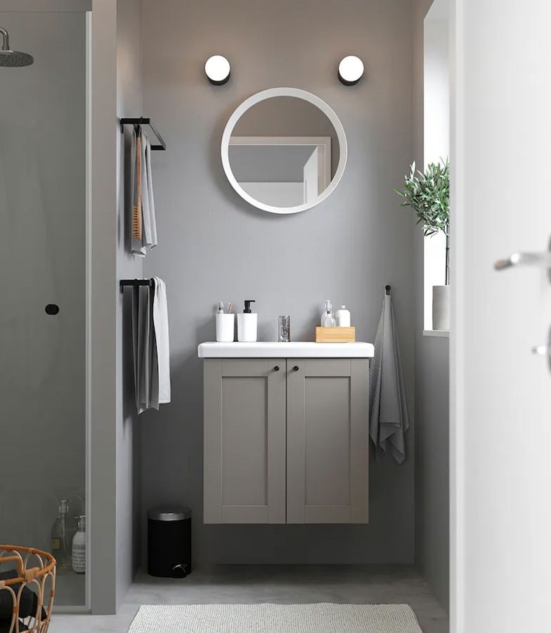 Ikea wash-basin cabinet with 2 doors Tap