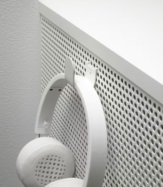 Ikea Bekant Storage Unit with Smart Lock Mesh White