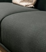 Ikea Viskafors 3 Seater Sofa Lejde/grey/green Birch