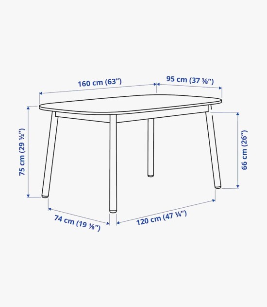 Wakefit Dining Table 6 Seater Dining Table