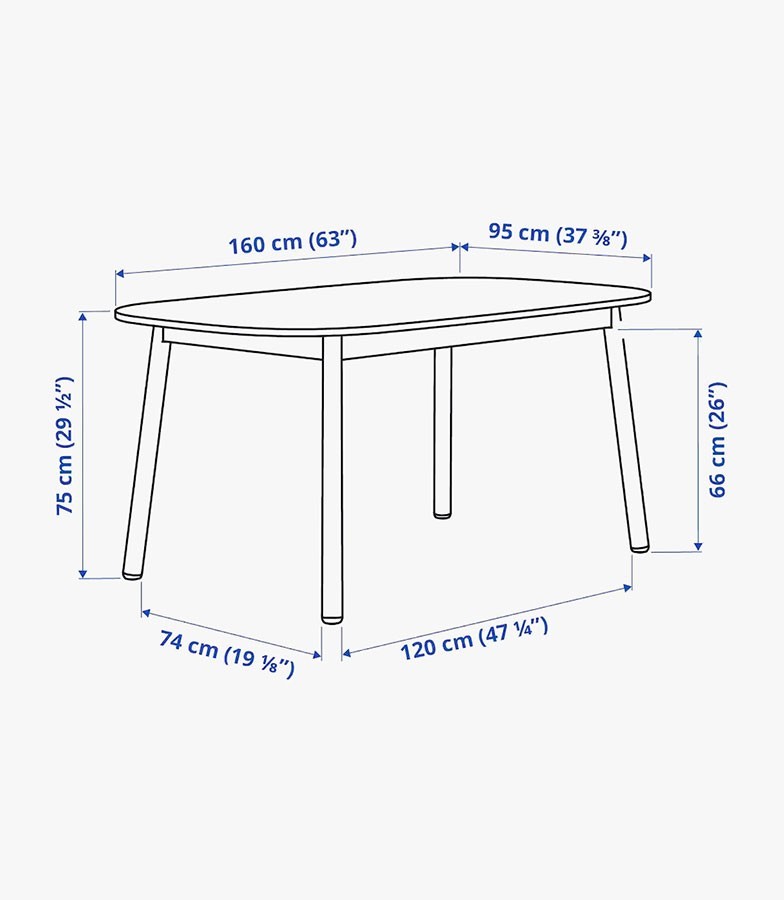 Wakefit Dining Table 6 Seater Dining Table