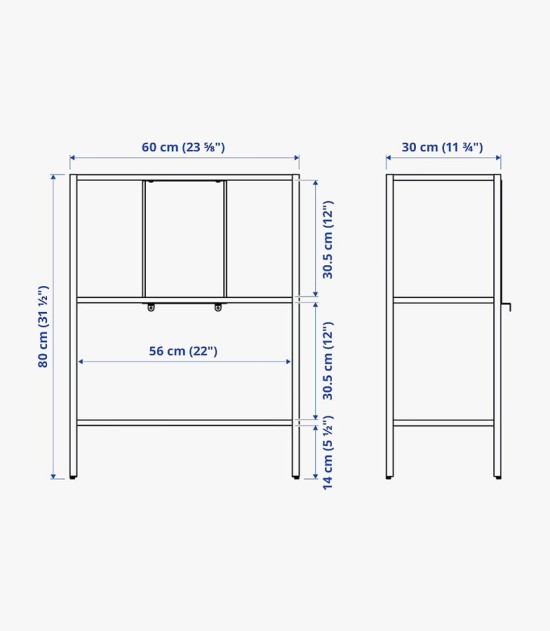 House of Quirk Ladder Bookshelf Plant Stand