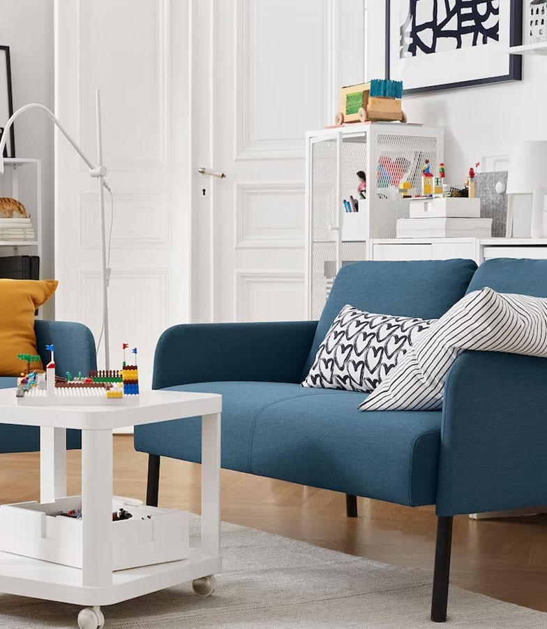 Kmax Fabric Loveseat Sofa Chair for Living Room