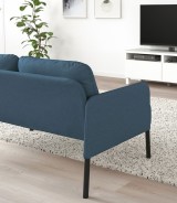 Kmax Fabric Loveseat Sofa Chair for Living Room