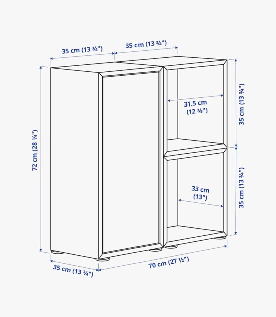 ClosetMaid 8987 Stackable 3-Shelf Organizer
