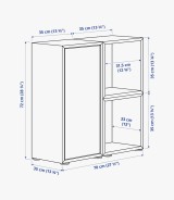 ClosetMaid 8987 Stackable 3-Shelf Organizer